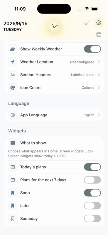 Widgets